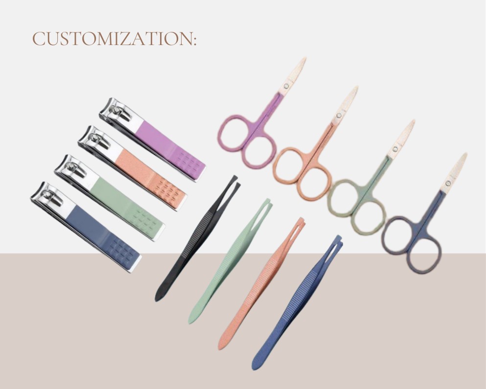 Catalogue manicure tool colour examples